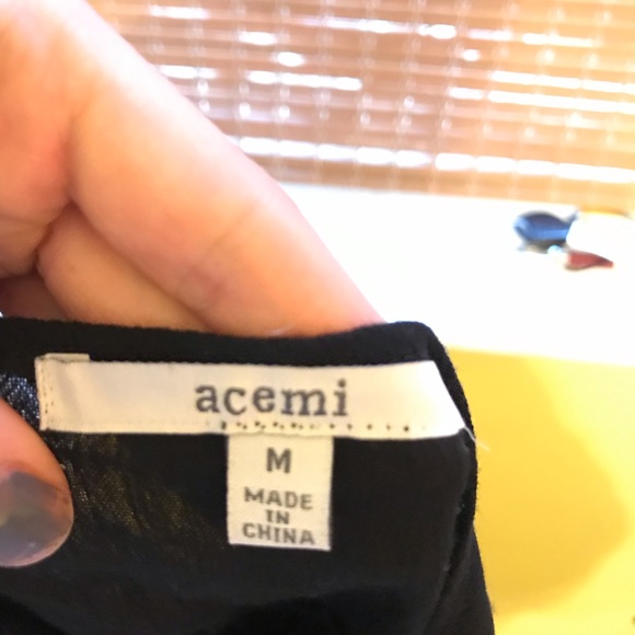 Black designer tank top - Picture 2 of 2